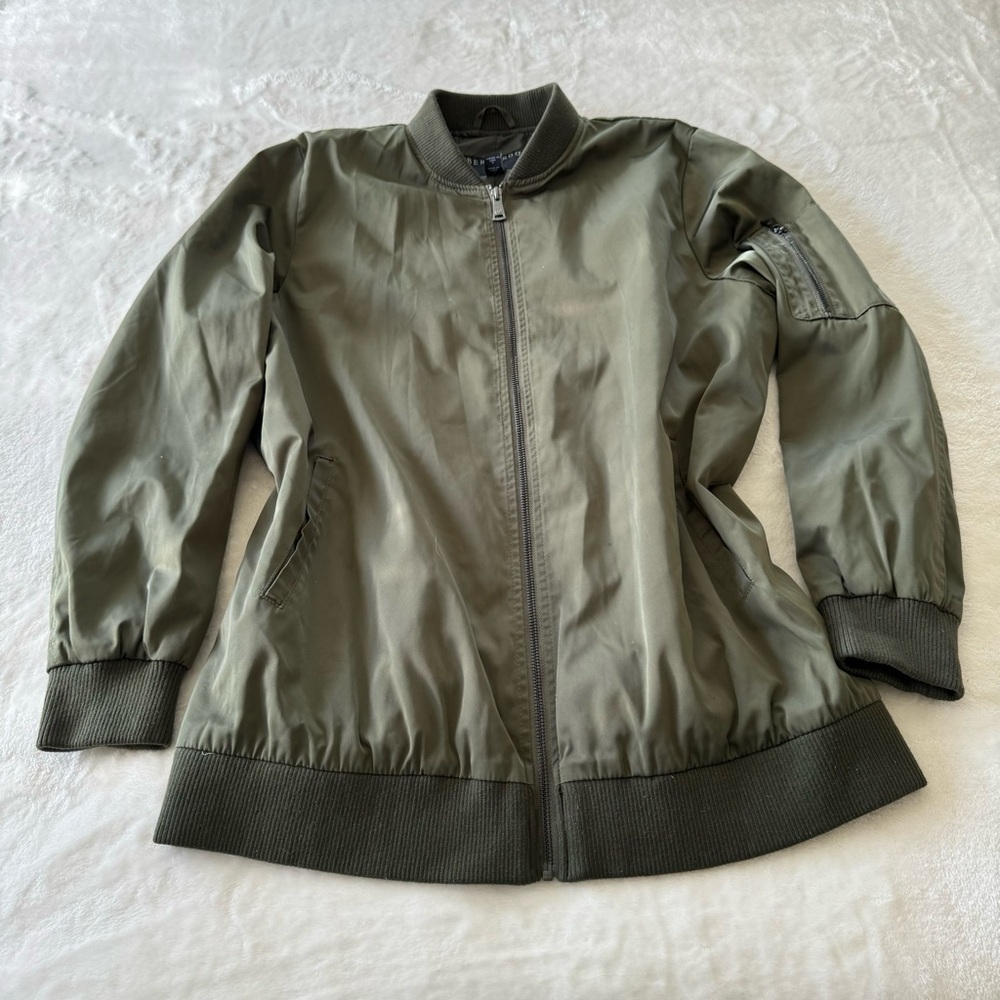 Bernardo Olive Green Bomber Jacket